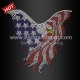 4th of July Eagle Flag Rhinestone Heat Transfer Iron on for Bling Shirts